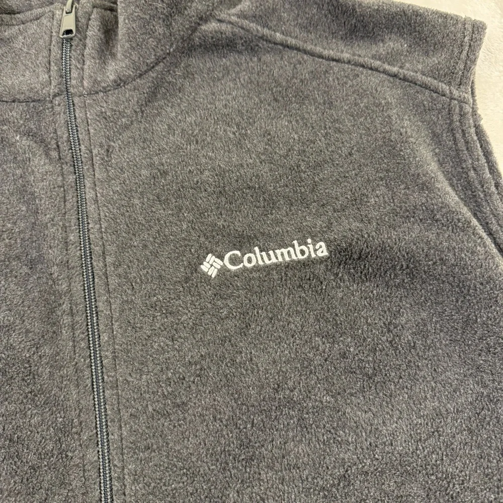 Columbia men’s grey fleece zip vest in size XXL - Picture 2 of 11